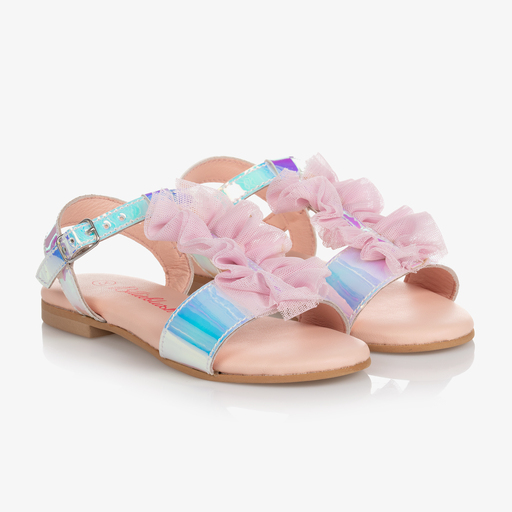 Billieblush-Girls Silver Sandals | Childrensalon Outlet