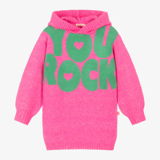 Billieblush-Girls Sparkly Hooded Knit Dress | Childrensalon Outlet