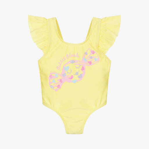 Billieblush-Girls Sunshine Candy Print Swimsuit | Childrensalon Outlet