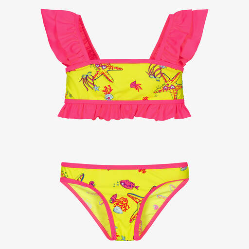 Billieblush-Желто-розовое бикини | Childrensalon Outlet