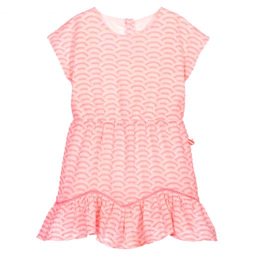 Billieblush-Pink Broderie Anglaise Dress | Childrensalon Outlet
