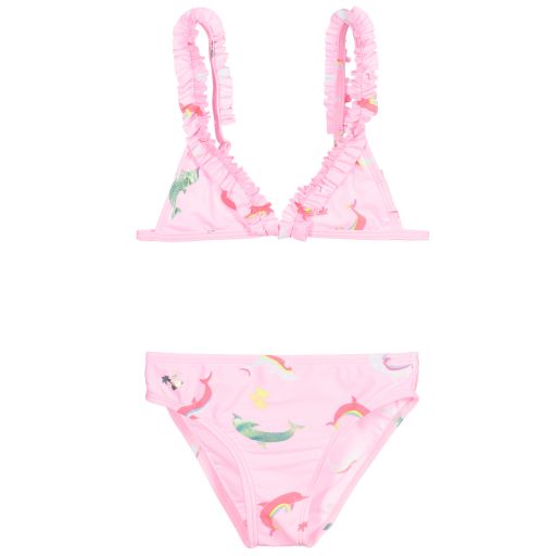 Billieblush-Розовое бикини с дельфинами | Childrensalon Outlet