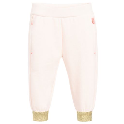 Billieblush-Спортивные брюки розового и золотистого цвета | Childrensalon Outlet