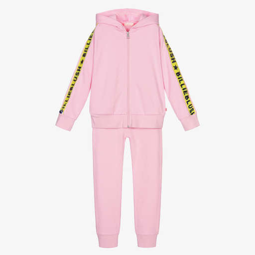 Billieblush-Розовый спортивный костюм с пайетками | Childrensalon Outlet