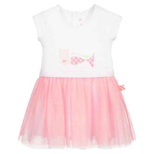 Billieblush-Pinkes Kleid mit Meerjungfrauenkatze | Childrensalon Outlet