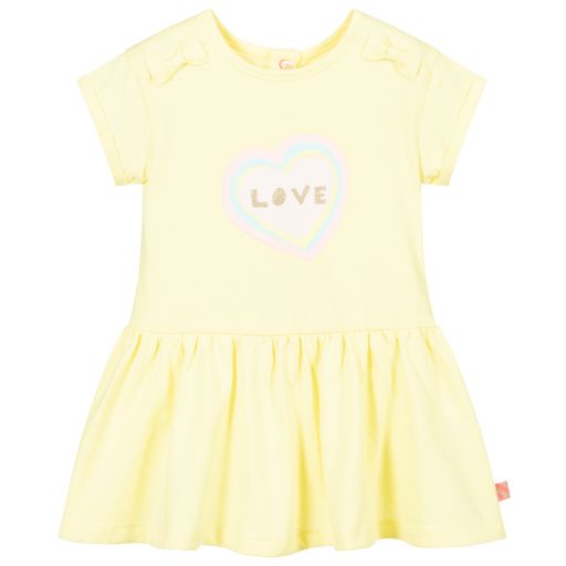 Billieblush-Yellow Jersey Dress | Childrensalon Outlet