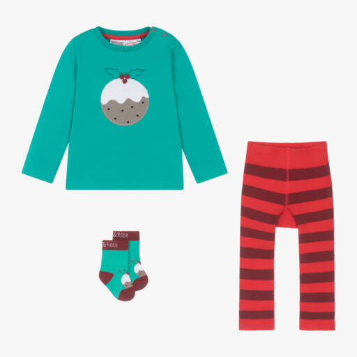 Blade & Rose-Festive Green Red Holiday Set | Childrensalon Outlet