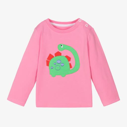Blade & Rose-Girls Pink Dino Cotton Tee | Childrensalon Outlet