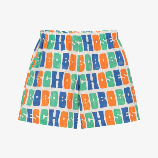 Bobo Choses-Boys Vibrant Organic Cotton Shorts | Childrensalon Outlet