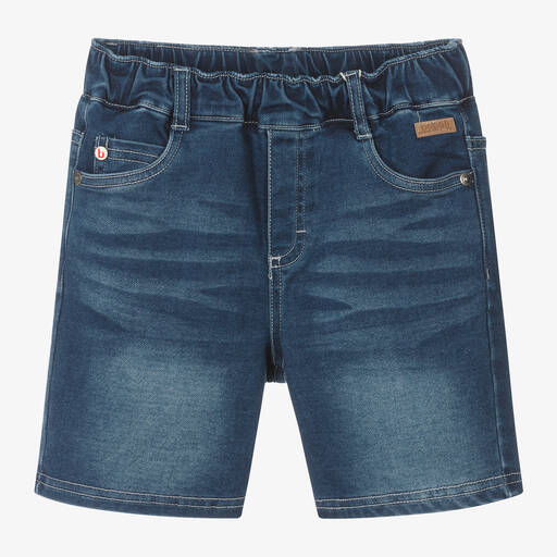 Boboli-Boys Blue Jersey Denim Shorts | Childrensalon Outlet