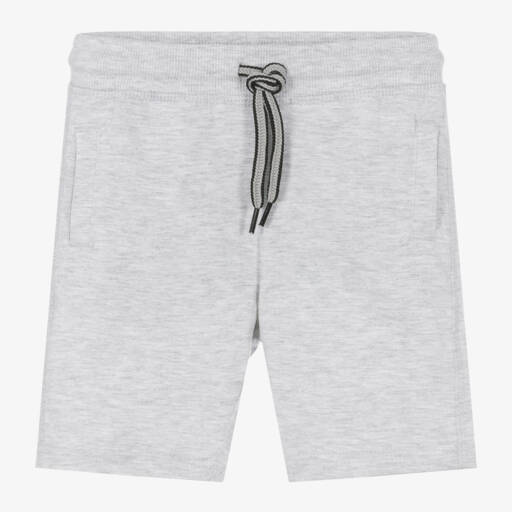 Boboli-Boys Grey Cotton Shorts | Childrensalon Outlet