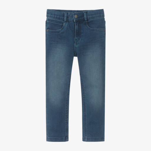 Boboli-Boys Stretch Blue Denim Trousers | Childrensalon Outlet