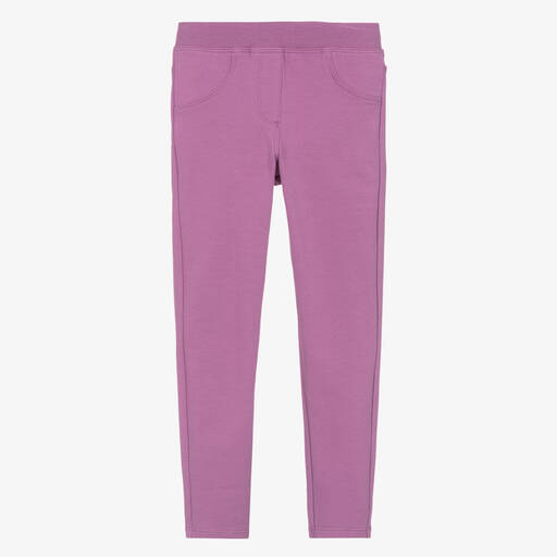 Boboli-Jegging violet en coton Fille | Childrensalon Outlet