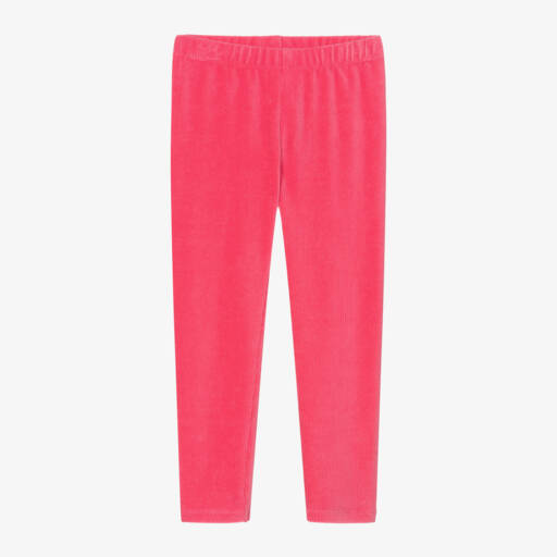 Boboli-Girls Velour Cord Trousers in Pink | Childrensalon Outlet