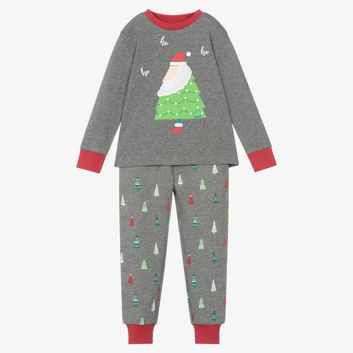 Boboli-Grauer, festlicher Jersey-Schlafanzug | Childrensalon Outlet