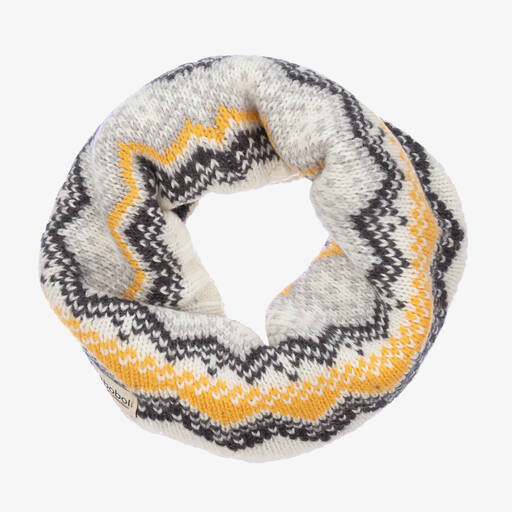 Boboli-Snood jacquard ivoire | Childrensalon Outlet