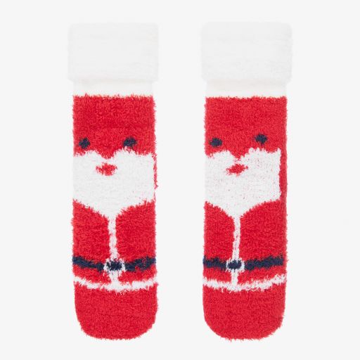 Boboli-Красные хлопковые носки с Санта-Клаусом | Childrensalon Outlet
