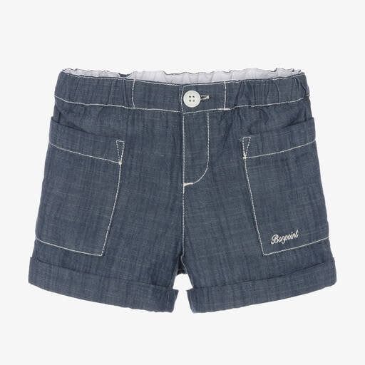 Bonpoint-Short en chambray de coton garçon | Childrensalon Outlet