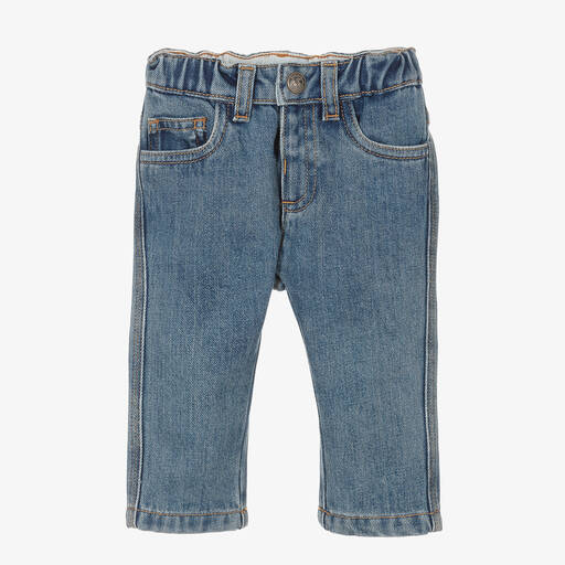 Bonpoint-Boys Blue Denim Jeans | Childrensalon Outlet