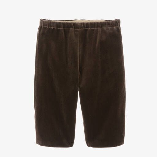 Bonpoint-Boys Brown Velvet Trousers | Childrensalon Outlet