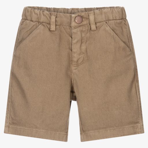 Bonpoint-Short vert en denim de coton Garçon | Childrensalon Outlet