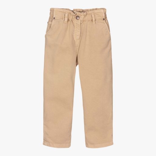 Bonpoint-Beige Denim-Hose (M) | Childrensalon Outlet