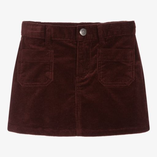 Bonpoint-Girls Brown Corduroy Skirt | Childrensalon Outlet
