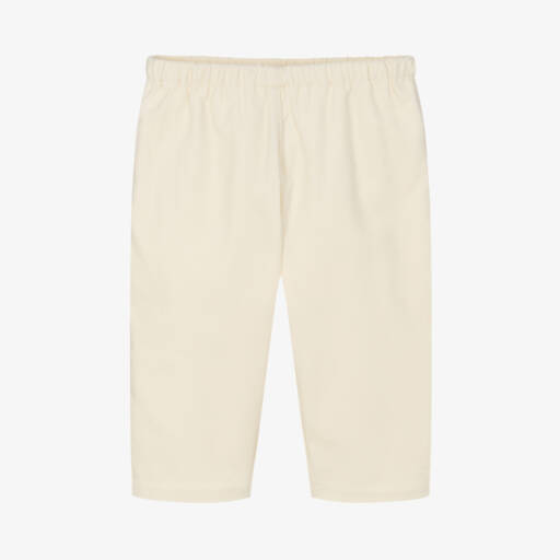 Bonpoint-Girls Cream Corduroy Trousers | Childrensalon Outlet