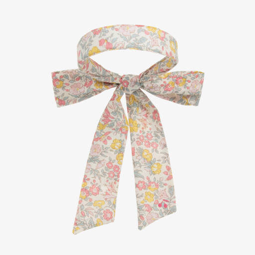 Bonpoint-Girls Floral Cotton Hairband | Childrensalon Outlet