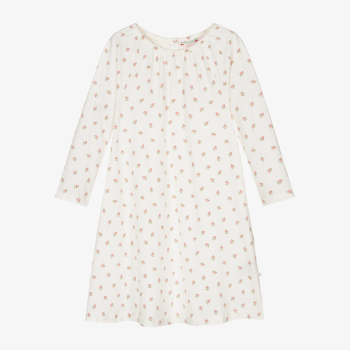 Bonpoint-Girls Ivory Cotton Nightdress | Childrensalon Outlet