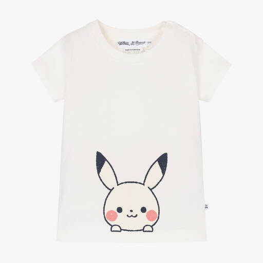Bonpoint-Ivory Pokémon Cotton T-Shirt | Childrensalon Outlet