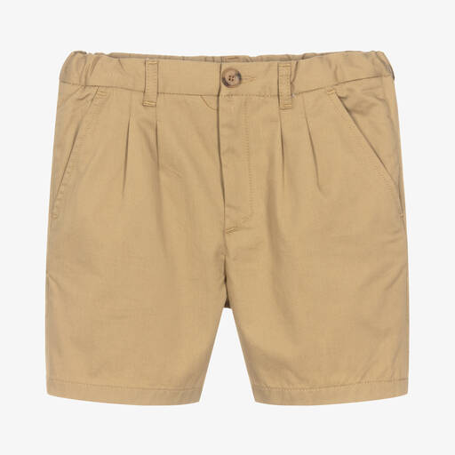 Bonpoint-Teen Boys Beige Chino Shorts | Childrensalon Outlet