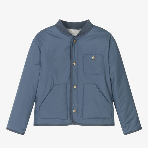 Bonpoint-Teen Boys Dusky Blue Jacket | Childrensalon Outlet