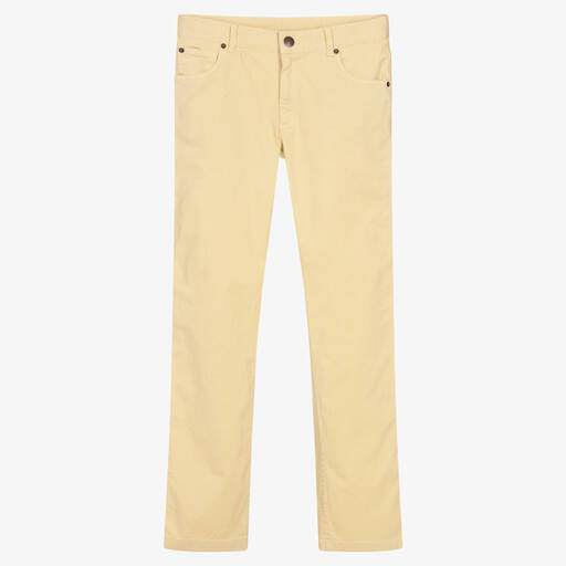 Bonpoint-Gelbe Teen Denim-Jeans für Jungen | Childrensalon Outlet