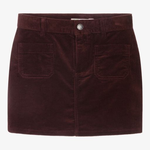 Bonpoint-Teen Brown Corduroy Skirt | Childrensalon Outlet