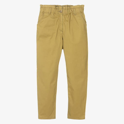 Bonpoint-Teen Girls Olive Green Trousers | Childrensalon Outlet