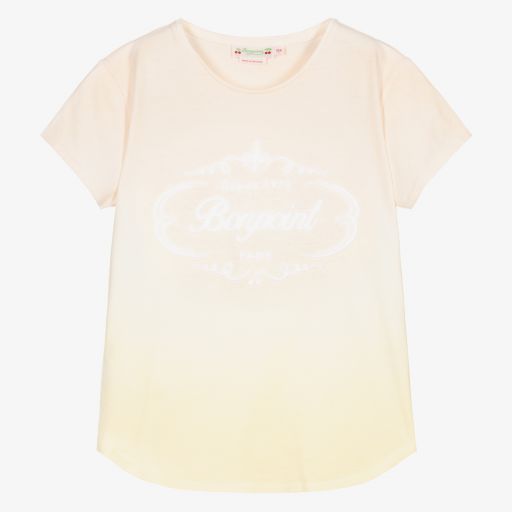 Bonpoint-Teen Girls Pink Logo T-Shirt  | Childrensalon Outlet