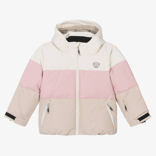 Bonpoint-Teen Girls Pink Technical Ski Jacket | Childrensalon Outlet