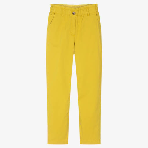 Bonpoint-Teen Girls Yellow Chinos | Childrensalon Outlet