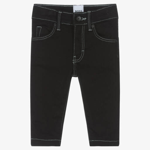 BOSS-Jean slim noir en denim bébé garçon | Childrensalon Outlet