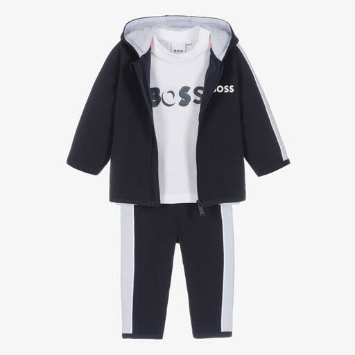 BOSS-Синий спортивный костюм для малышей | Childrensalon Outlet