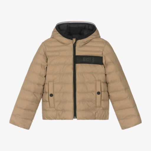 BOSS-Boys Dual-Tone Reversible Jacket | Childrensalon Outlet