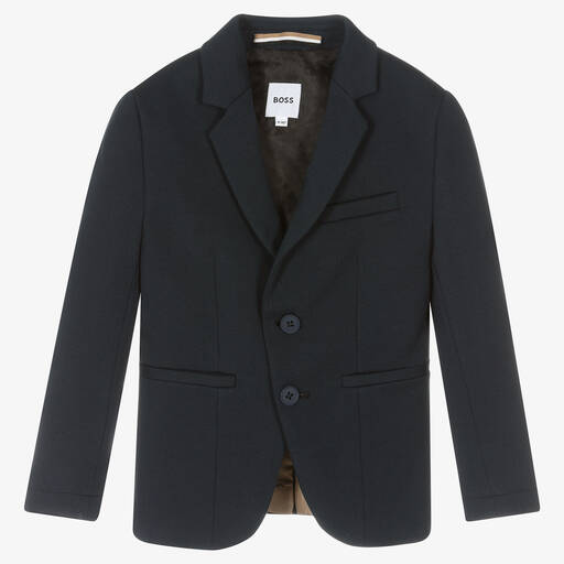 BOSS-Blazer bleu marine Milano garçon | Childrensalon Outlet