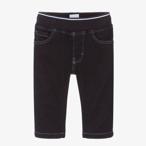BOSS-Boys Navy Blue Regular Fit Trousers | Childrensalon Outlet