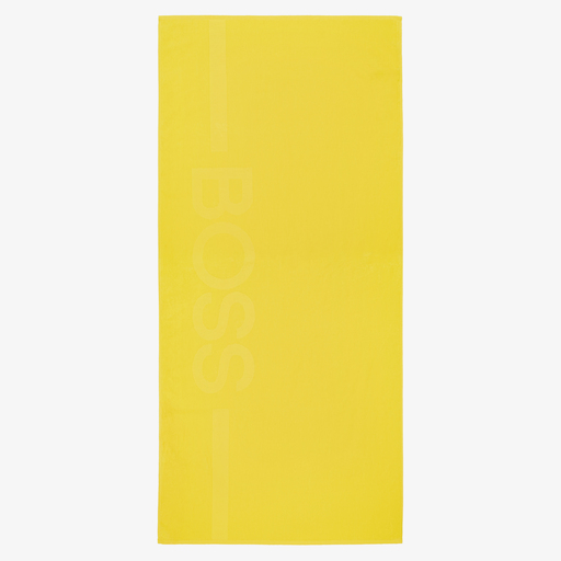 BOSS-Serviette jaune Garçon -150 cm | Childrensalon Outlet