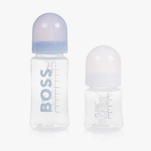 BOSS-Light Blue Baby Bottles (2 Pack) | Childrensalon Outlet