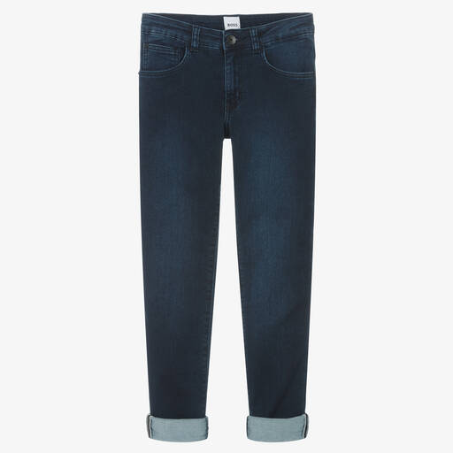 BOSS-Dunkelblaue Teen Skinny-Jeans | Childrensalon Outlet
