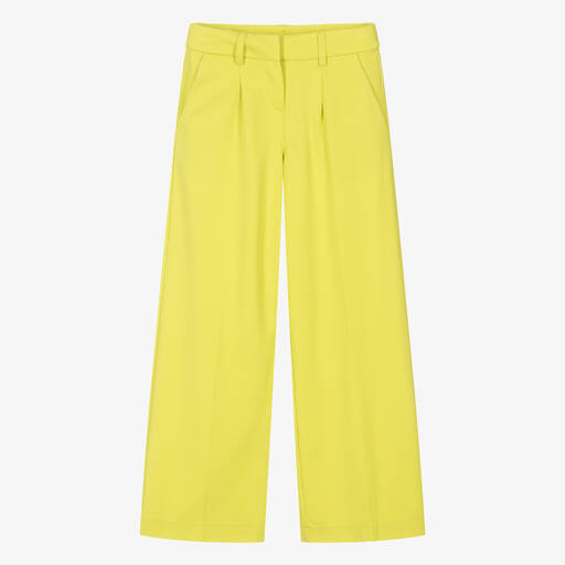 BOSS-Teen Girls Green Wide Leg Trousers  | Childrensalon Outlet