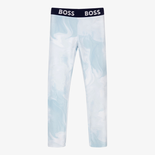 BOSS-Голубые легинсы для девочек-подростков | Childrensalon Outlet
