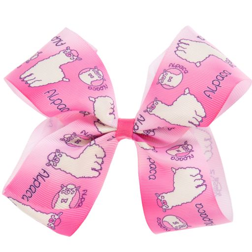 Bowtique London-Haarspange Llama rosa (12 cm) | Childrensalon Outlet